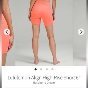 Lululemon Align Shorts 4in 🍋🍋